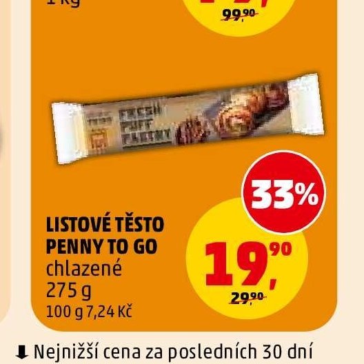 Listové těsto Penny To Go
