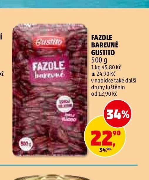 Fazole barevné Gustito