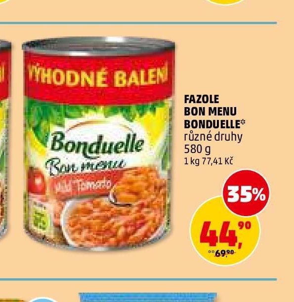 Fazole Bon Menu Bonduelle Mild Tomato