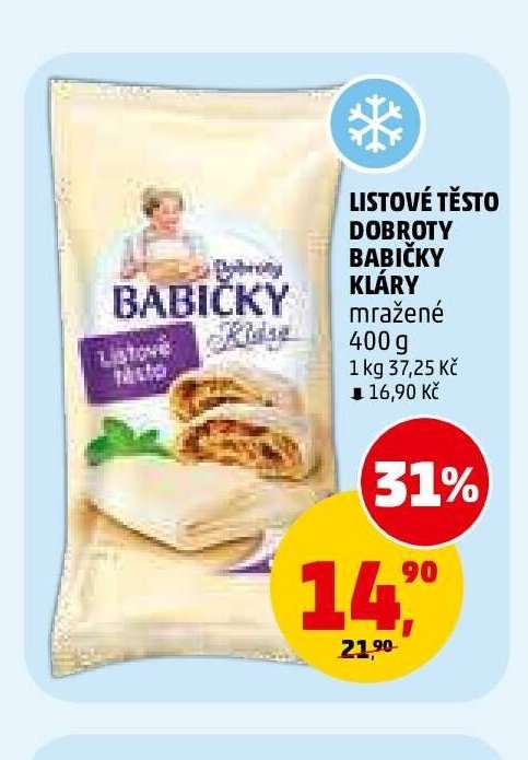LISTOVÉ TĚSTO DOBROTY BABIČKY