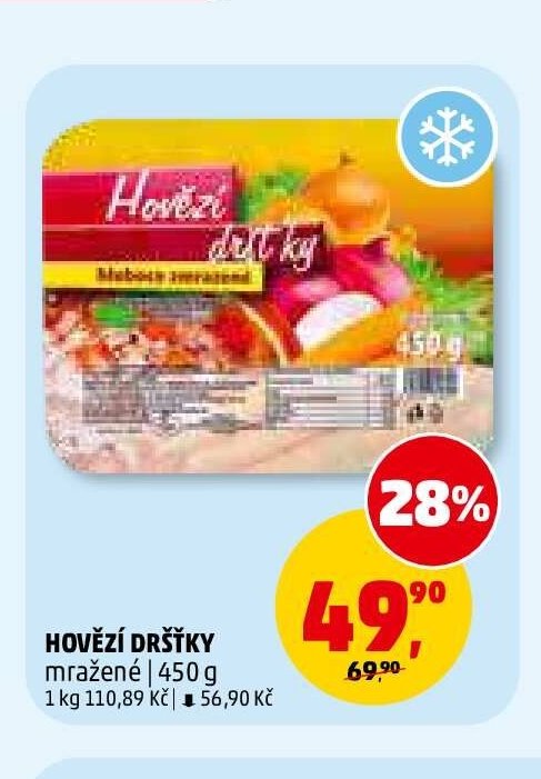 HOVĚZÍ DRŠŤKY