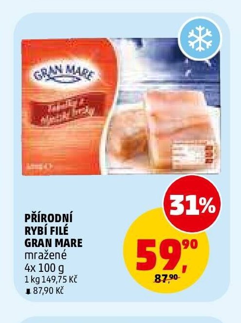 PŘÍRODNÍ RYBÍ FILÉ GRAN MARE