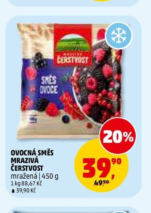 OVOCNÁ SMĚS MRAZIVÁ ČERSTVOST