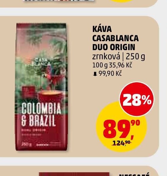 KÁVA CASABLANCA DUO ORIGIN zrnková