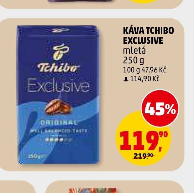 KÁVA TCHIBO EXCLUSIVE mletá