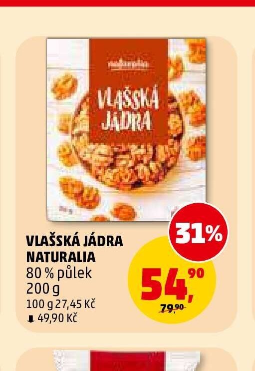VLAŠSKÁ JÁDRA NATURALIA 200 g