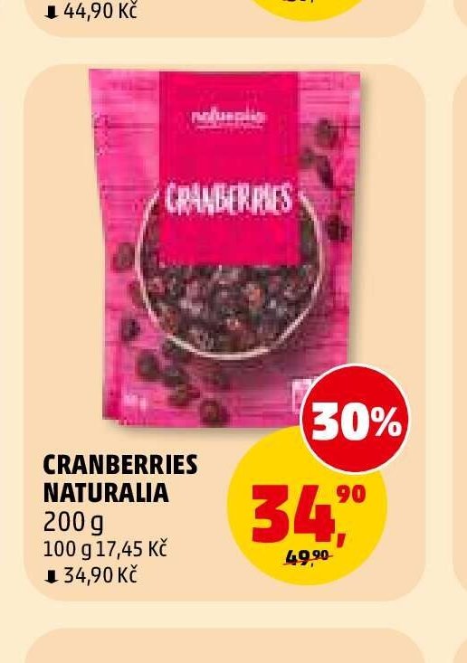 CRANBERRIES NATURALIA 200 g