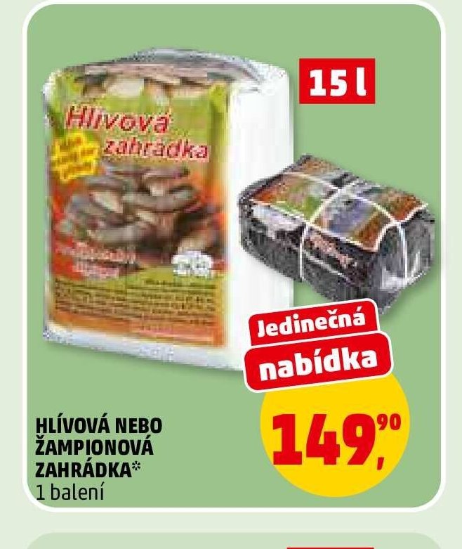 HLÍVOVÁ NEBO ŽAMPIONOVÁ ZAHRÁDKA