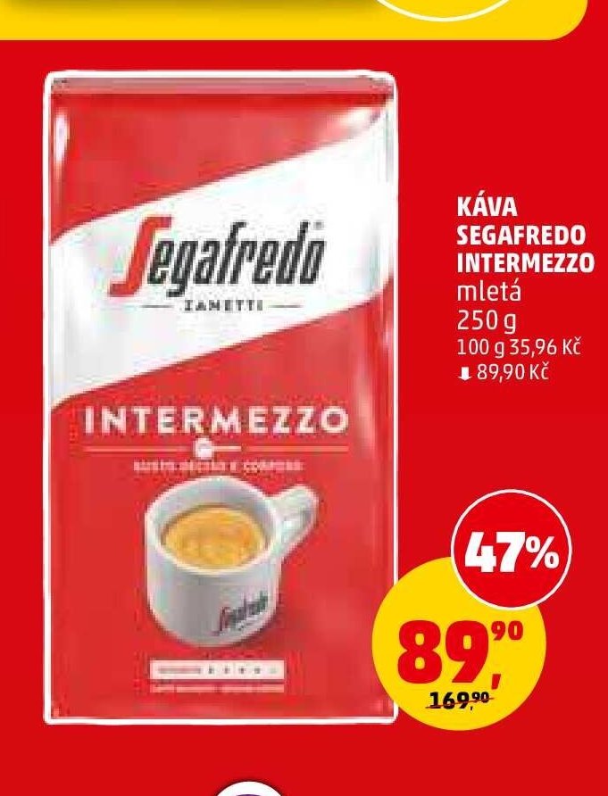 KÁVA SEGAFREDO INTERMEZZO mletá 250 g