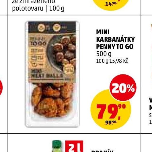 Mini karbanátky Penny to Go