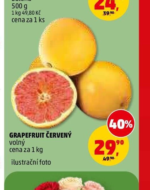 Grapefruit červený