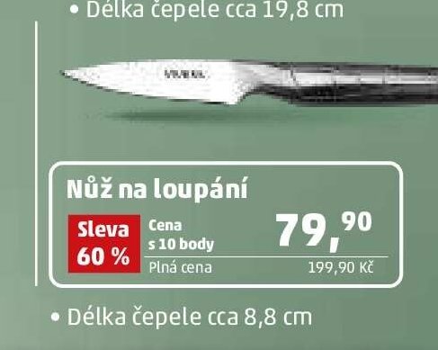 Nůž na loupání