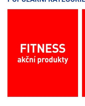 Fitness aktuální produkty