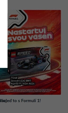 LEGO Speed Champions Závodní auto BWT Alpine F1 Team A524