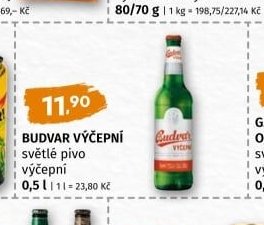 BUDVAR VÝČEPNÍ