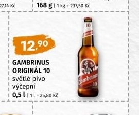 GAMBRINUS ORIGINÁL 10