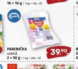 PARENIČKA uzená 2 x 50 g