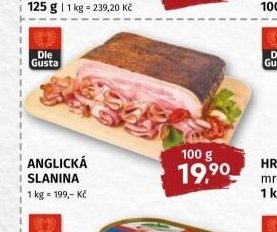 ANGLICKÁ SLANINA