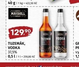 TUZEMÁK, VODKA 37,5 % 0,5 l