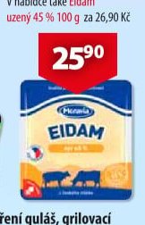 Eidam 45% plátky