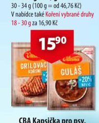 Koření guláš, grilovací