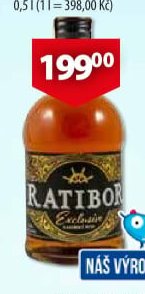 Ratibor Exclusive Karibský rum 38%