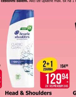 Head & Shoulders šampon 500 ml, různé druhy