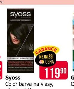 Syoss Color barva na vlasy, různé odstíny