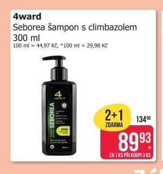 4ward Seborea šampon s climbazolem 300 ml