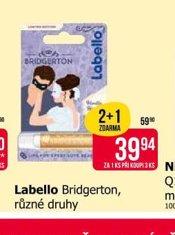 Labello Bridgerton, různé druhy