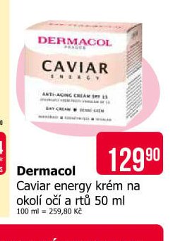 Dermacol Caviar energy krém na okolí očí a rtů 50 ml