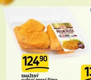 SMAŽENÝ KUŘECÍ PRSNÍ ŘÍZEK OBALOVANÝ
