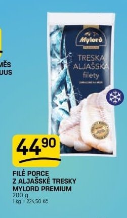 Filé porce z aljašské tresky Mylord Premium
