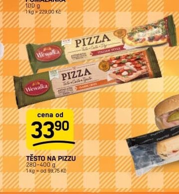 TĚSTO NA PIZZU