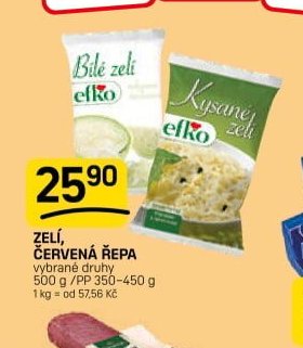 ZELÍ, ČERVENÁ ŘEPA