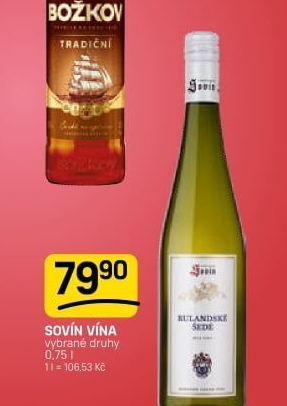 Vína Vinný sklep Sovín