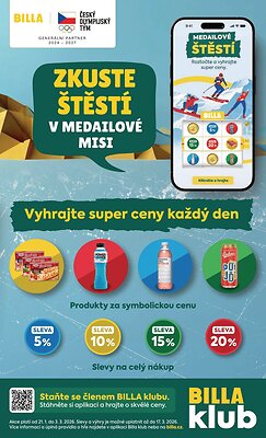 aktuální leták BILLA 18.2.2026-24.2.2026