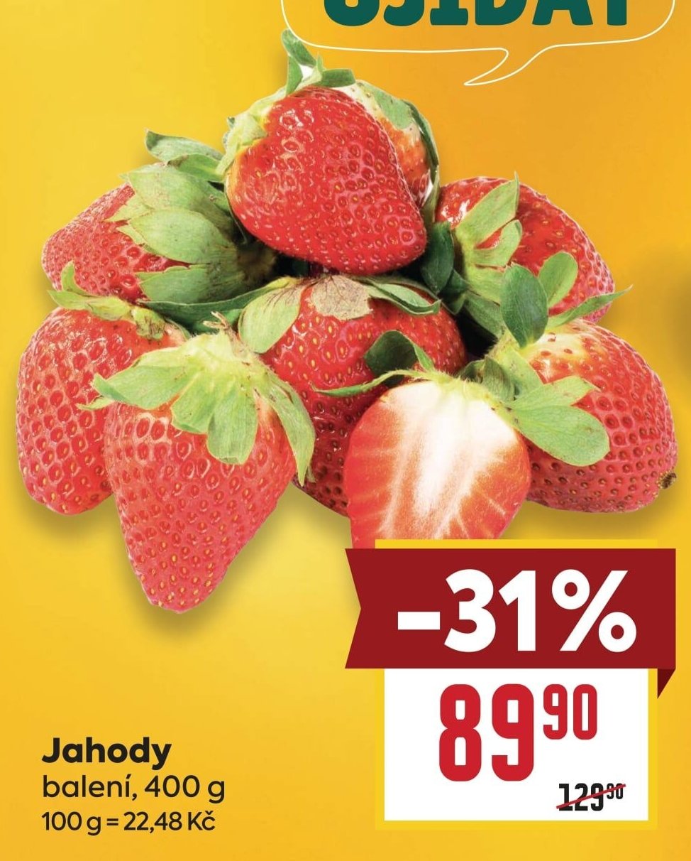 Jahody balení, 400 g