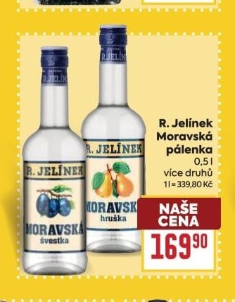 R. Jelínek moravská pálenka 0,5 l