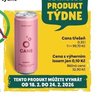 Cans třešeň 0,33 l
