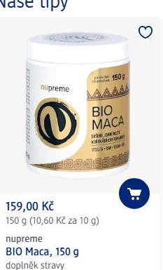 nupreme BIO Maca, 150 g