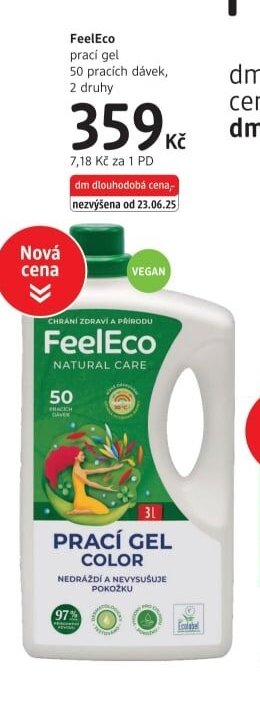 FeelEco prací gel 50 pracích dávek