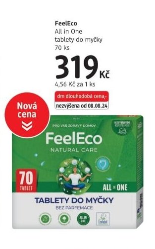 FeelEco All in One tablety do myčky 70 ks