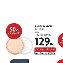 RIMMEL LONDON Stay Matte pudr