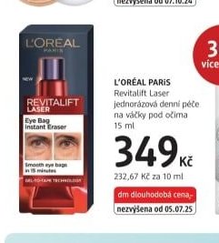 L'ORÉAL PARIS Revitalift Laser jednorázová denní péče na váčky pod očima