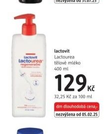 lactovit Lactourea tělové mléko