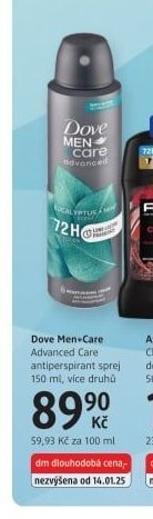 Dove Men+Care Advanced Care antiperspirant sprej