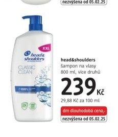 head&shoulders šampon na vlasy