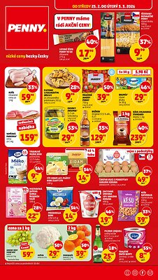 aktuální leták Penny Market 25.2.2026-3.3.2026