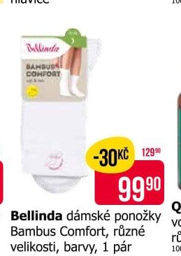 Bellinda dámské ponožky Bambus Comfort